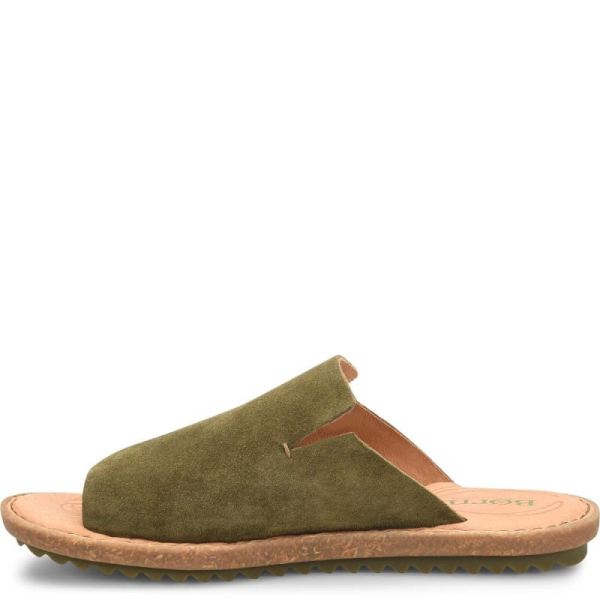 Born | For Women Mesilla Sandals - Army Green Suede (Green)