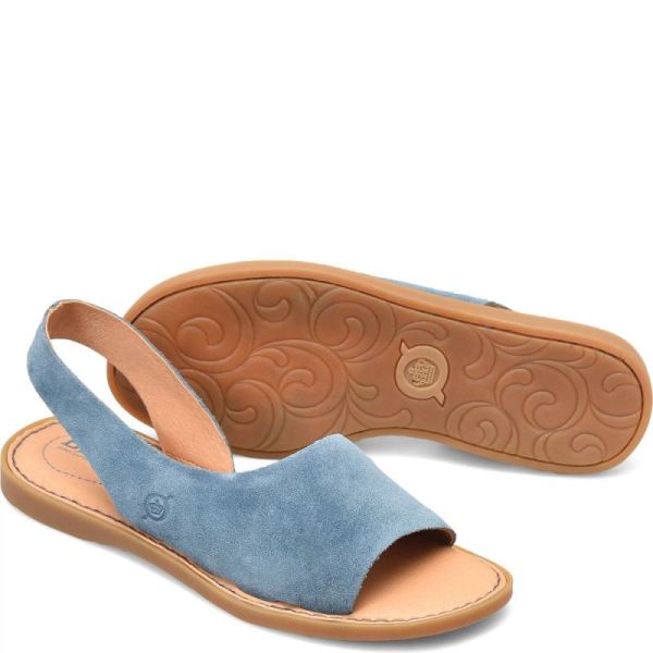 Born | For Women Inlet Sandals - Jeans Suede (Blue)