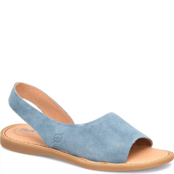 Born | For Women Inlet Sandals - Jeans Suede (Blue)