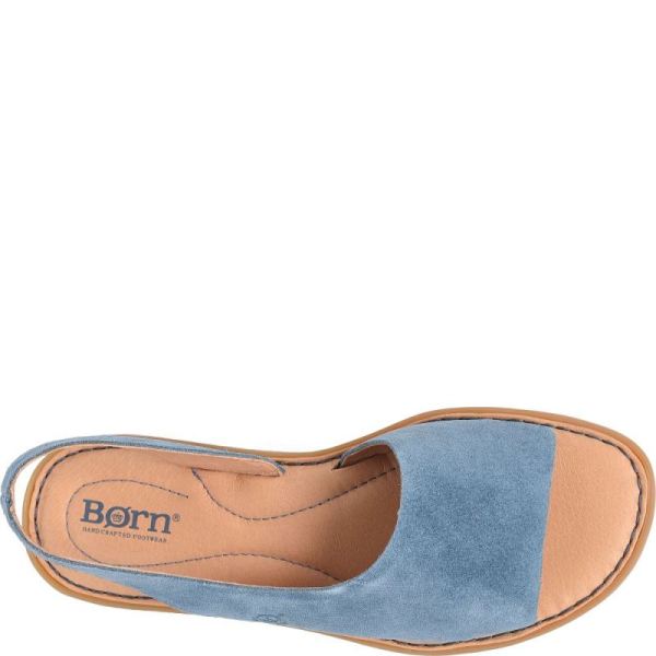 Born | For Women Inlet Sandals - Jeans Suede (Blue)