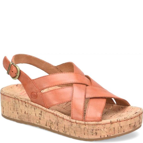 Born | For Women Shona Sandals - Orange Papaya (Orange)