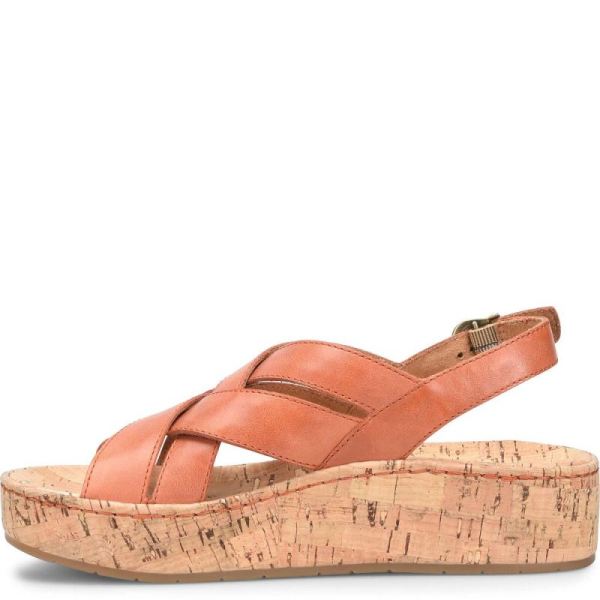 Born | For Women Shona Sandals - Orange Papaya (Orange)