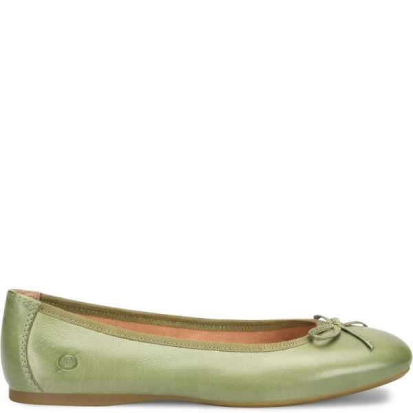 Born | For Women Brin Flats - Green Leaf (Green)