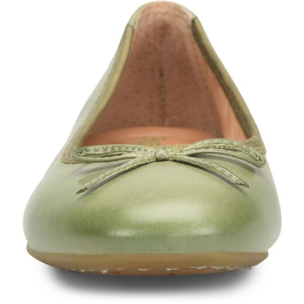 Born | For Women Brin Flats - Green Leaf (Green)