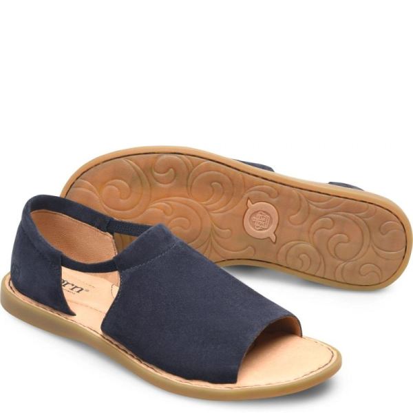 Born | For Women Cove Modern Sandals - Navy River Suede (Blue)