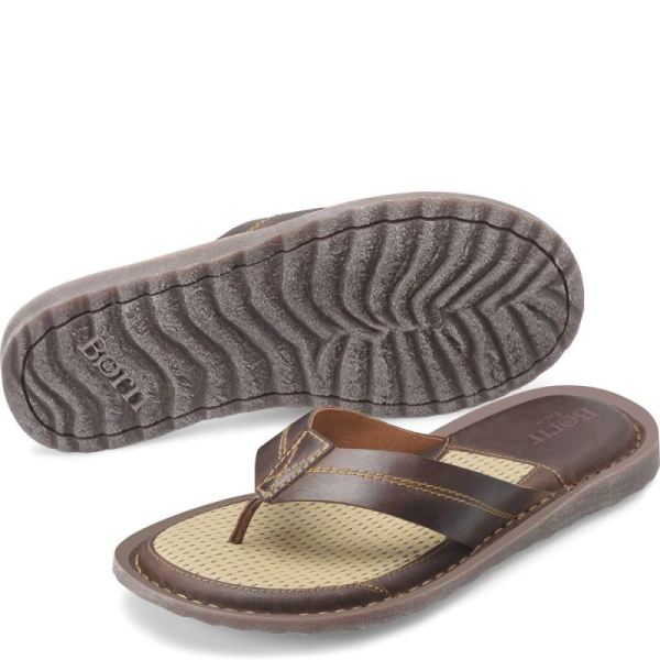 Born | For Men Bermuda Basic Sandals - Dark Castano (Brown)