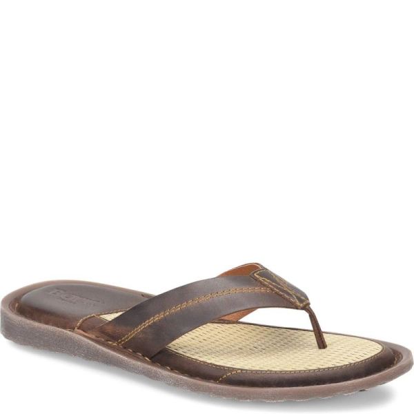 Born | For Men Bermuda Basic Sandals - Dark Castano (Brown)