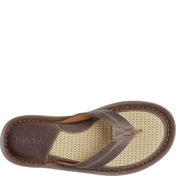 Born | For Men Bermuda Basic Sandals - Dark Castano (Brown)