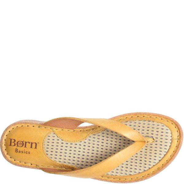 Born | For Women Bora Basic Sandals - Ocre (Yellow)