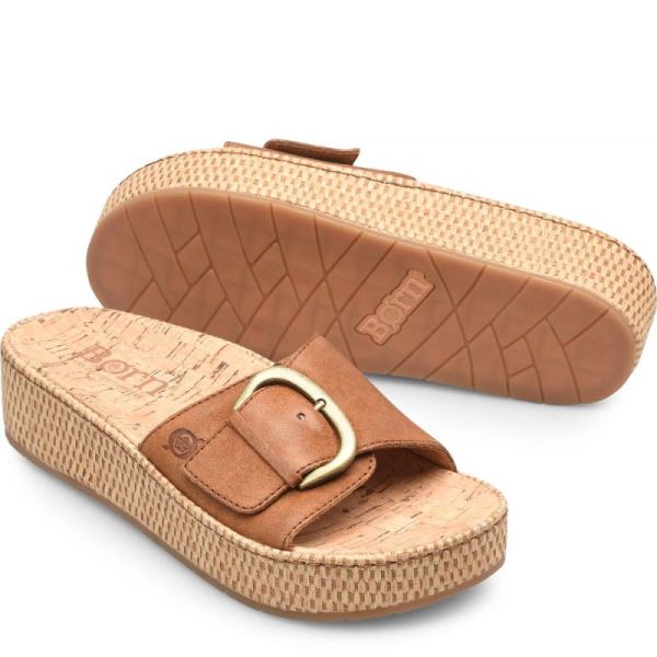 Born | For Women Sloane Sandals - Tan Camel Distressed (Brown)