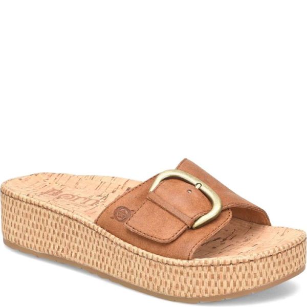 Born | For Women Sloane Sandals - Tan Camel Distressed (Brown)