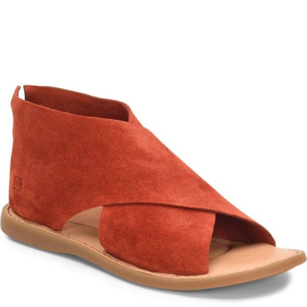 Born | For Women Iwa Sandals - Red Arogosta Suede (Red)