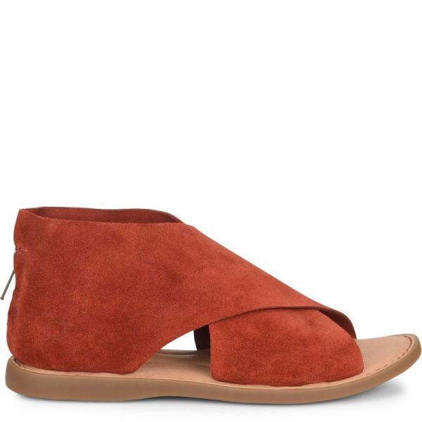 Born | For Women Iwa Sandals - Red Arogosta Suede (Red)