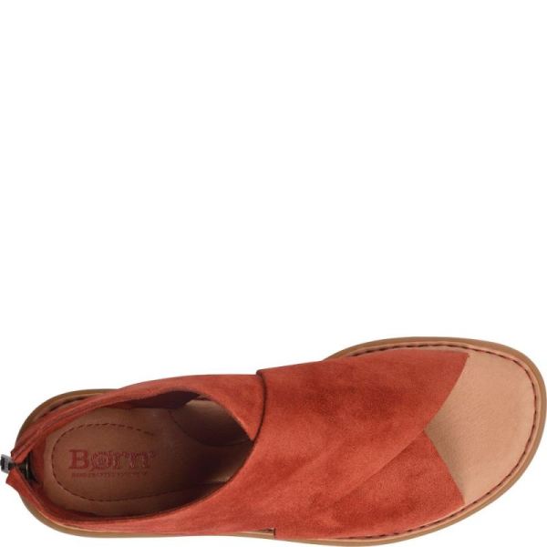 Born | For Women Iwa Sandals - Red Arogosta Suede (Red)