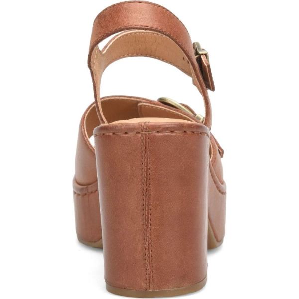 Born | For Women Browyn Sandals - Cognac With Leather Wrap (Brown)