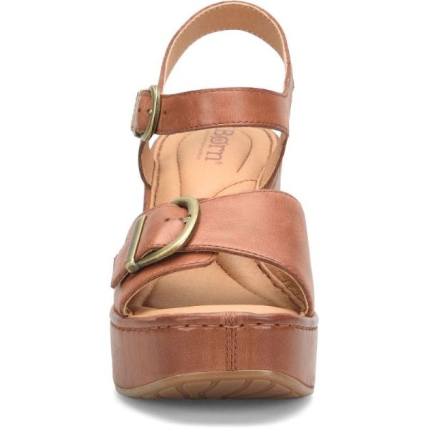 Born | For Women Browyn Sandals - Cognac With Leather Wrap (Brown)