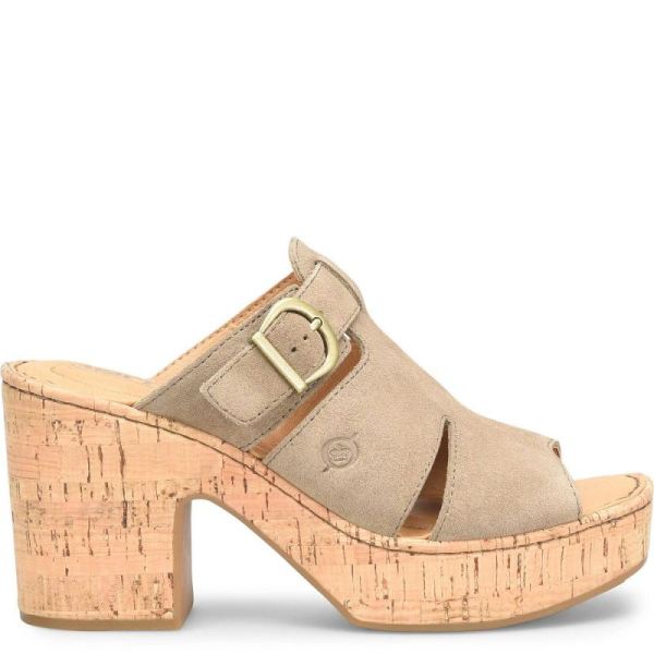 Born | For Women Brooklan Sandals - Taupe Suede (Tan)