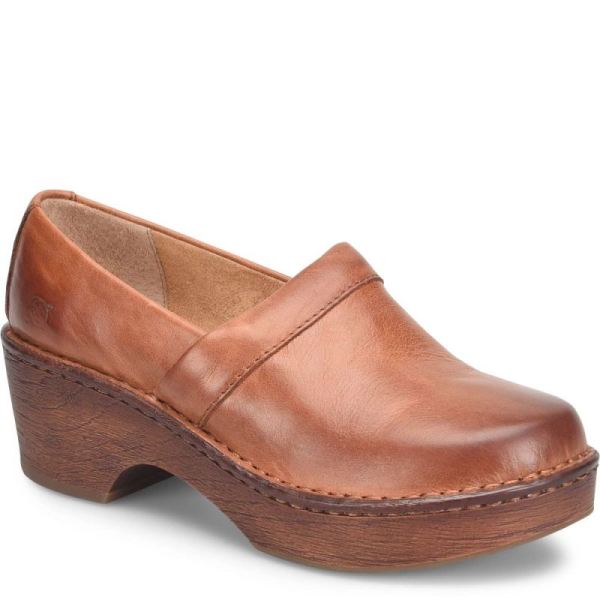 Born | For Women Freya Clogs - Cognac Brown (Brown)