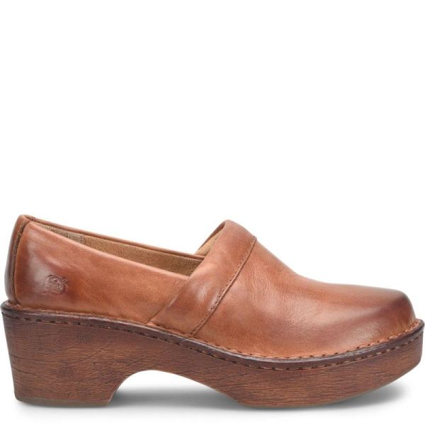 Born | For Women Freya Clogs - Cognac Brown (Brown)