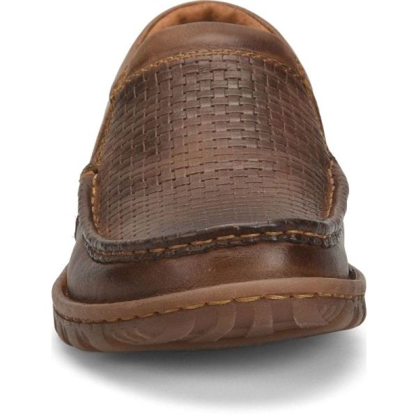 Born | For Men Gudmund Slip-Ons & Lace-Ups - Sunset Embossed (Brown)