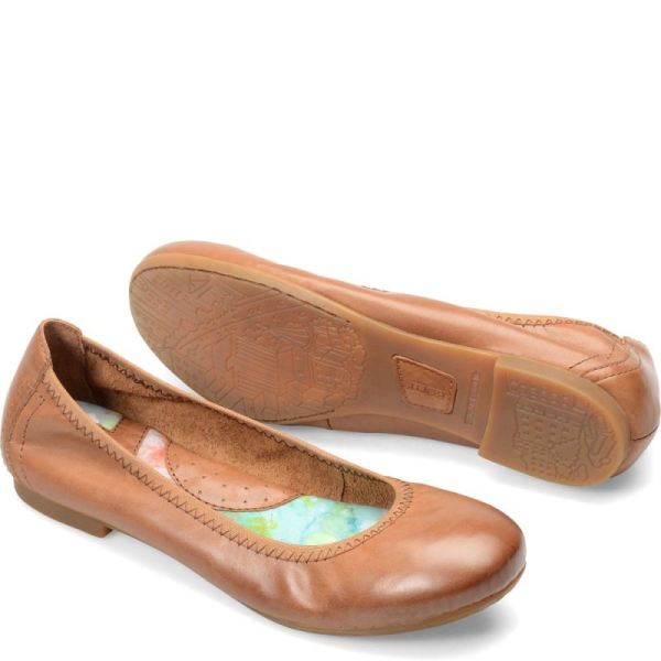 Born | For Women Julianne Flats - Mid Brown (Brown)