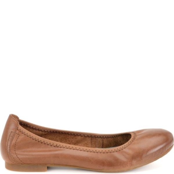 Born | For Women Julianne Flats - Mid Brown (Brown)