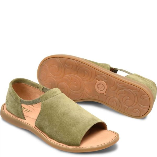 Born | For Women Cove Modern Sandals - Kiwi Suede (Green)