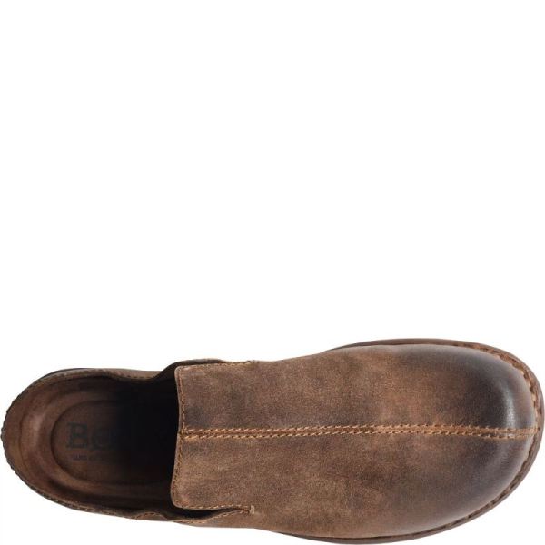 Born | For Men Jude Slip-Ons & Lace-Ups - Tan Caramel Distressed (Brown)