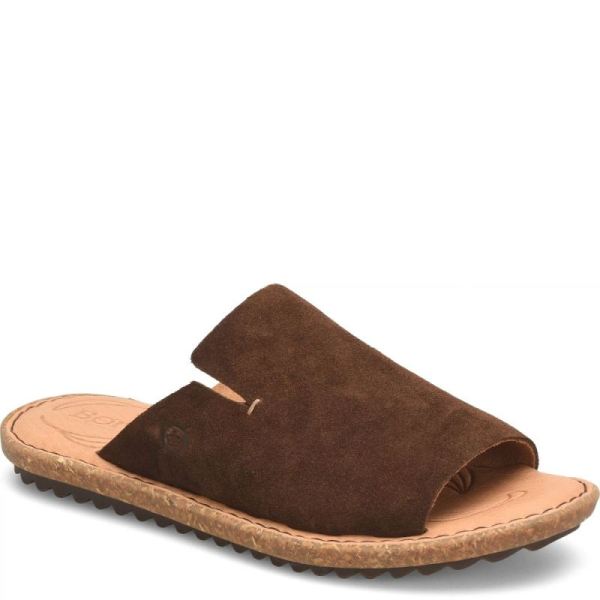 Born | For Women Mesilla Sandals - Dark Castagno Suede (Brown)