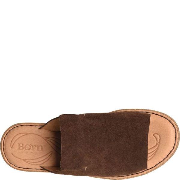 Born | For Women Mesilla Sandals - Dark Castagno Suede (Brown)