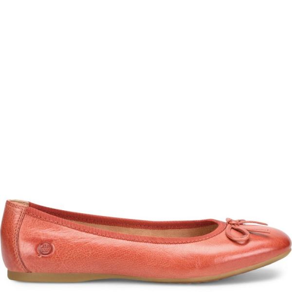 Born | For Women Brin Flats - Rust Cayenne (Red)