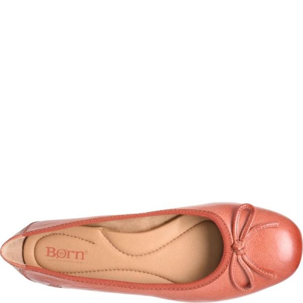 Born | For Women Brin Flats - Rust Cayenne (Red)