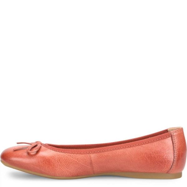 Born | For Women Brin Flats - Rust Cayenne (Red)