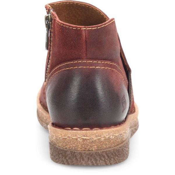 Born | For Women Tora Boots - Dark Brick DIstressed (Red)