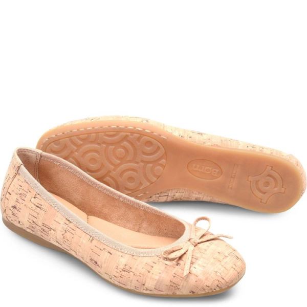 Born | For Women Brin Flats - Natural Cork (Tan)