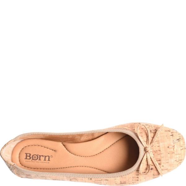 Born | For Women Brin Flats - Natural Cork (Tan)