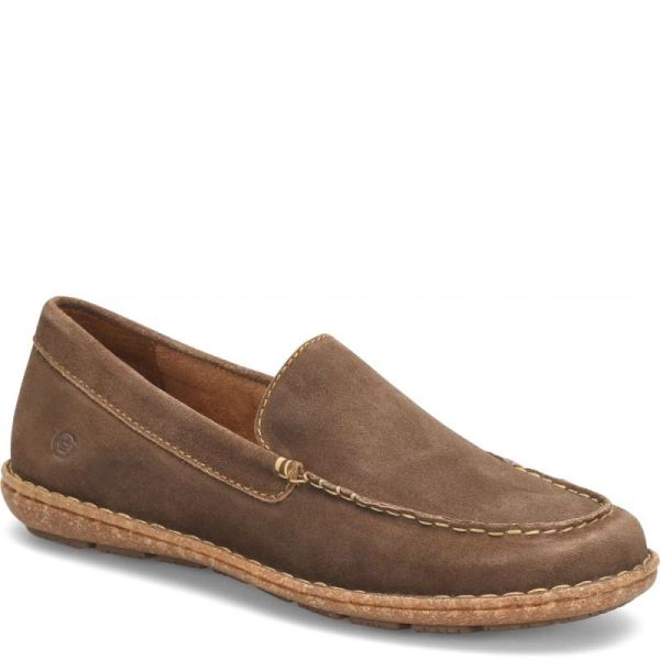 Born | For Men Naldo Slip-Ons & Lace-Ups - Taupe Avola Nubuck (Tan)