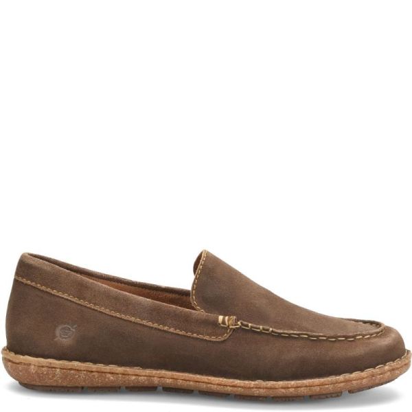 Born | For Men Naldo Slip-Ons & Lace-Ups - Taupe Avola Nubuck (Tan)