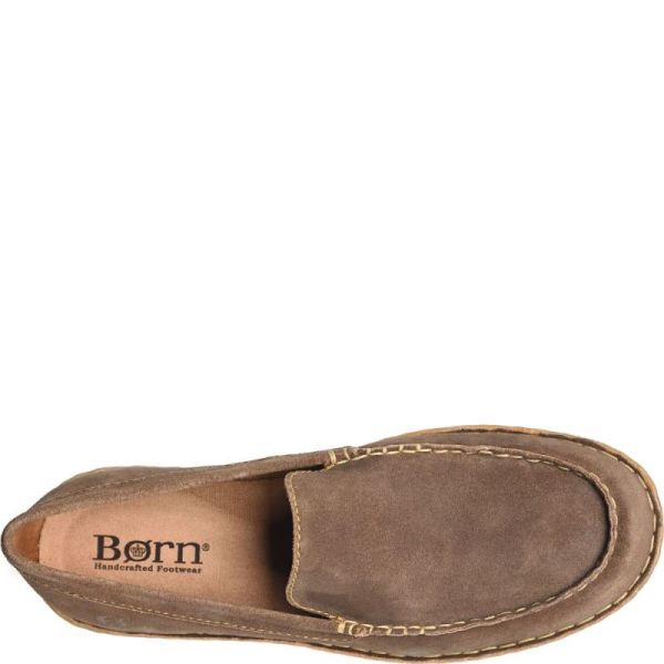 Born | For Men Naldo Slip-Ons & Lace-Ups - Taupe Avola Nubuck (Tan)