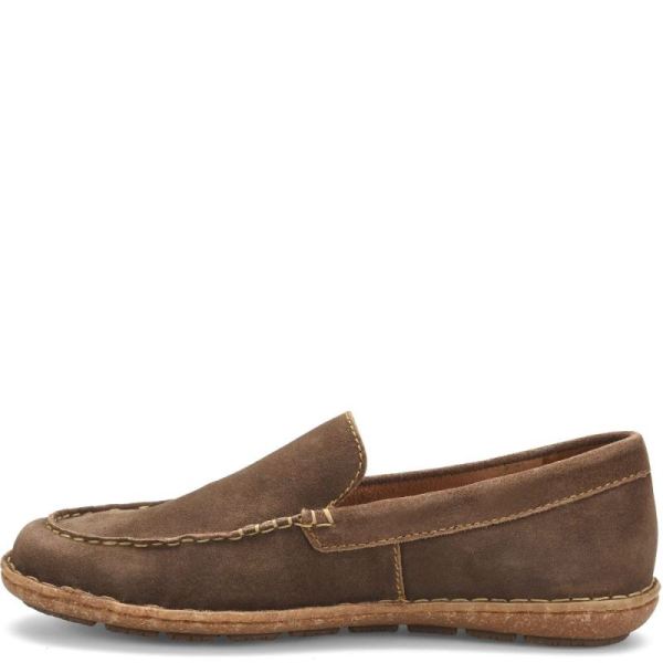 Born | For Men Naldo Slip-Ons & Lace-Ups - Taupe Avola Nubuck (Tan)