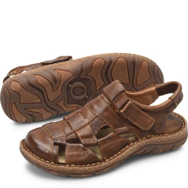 Born | For Men Cabot III Sandals - Amber (Brown)