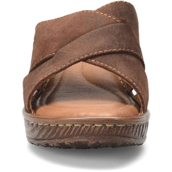 Born | For Women Teayo Basic Sandals - Dark Brown Distressed (Brown)