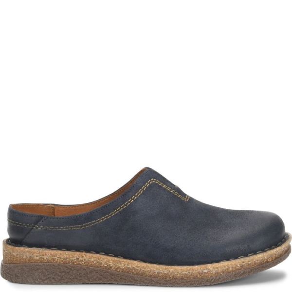 Born | For Women Seana Clogs - Navy Indigo Distressed (Blue)