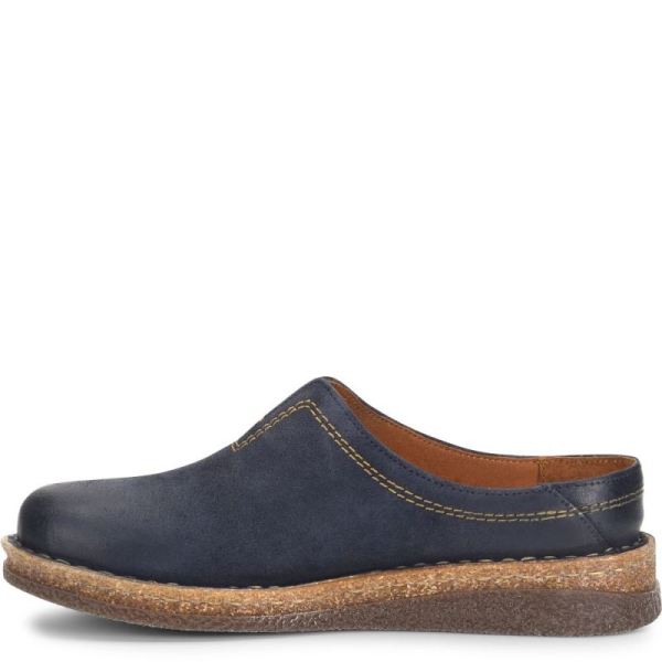 Born | For Women Seana Clogs - Navy Indigo Distressed (Blue)