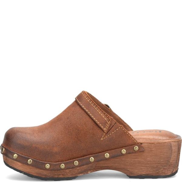 Born | For Women Jewel Clogs - Glazed Ginger Distressed (Brown)