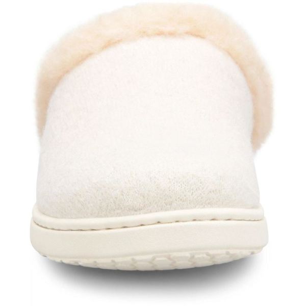 Born | For Women Zoe Clogs - Winter White Wool Combo (White)