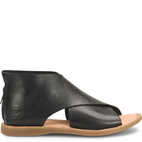 Born | For Women Iwa Sandals - Black Natural Sole (Black)