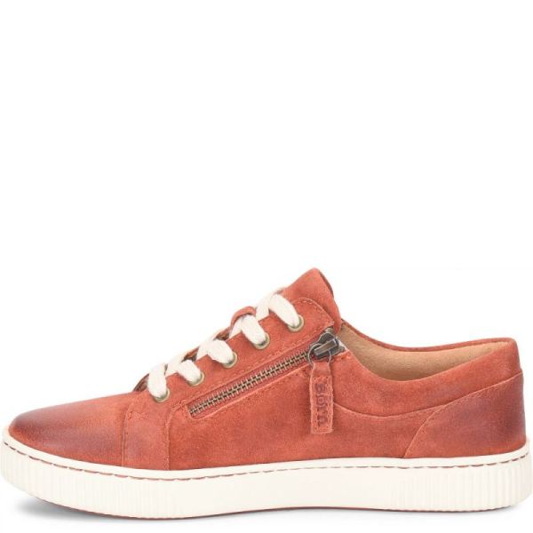 Born | For Women Paloma Slip-Ons & Lace-Ups - Arogosta Distressed (Red)