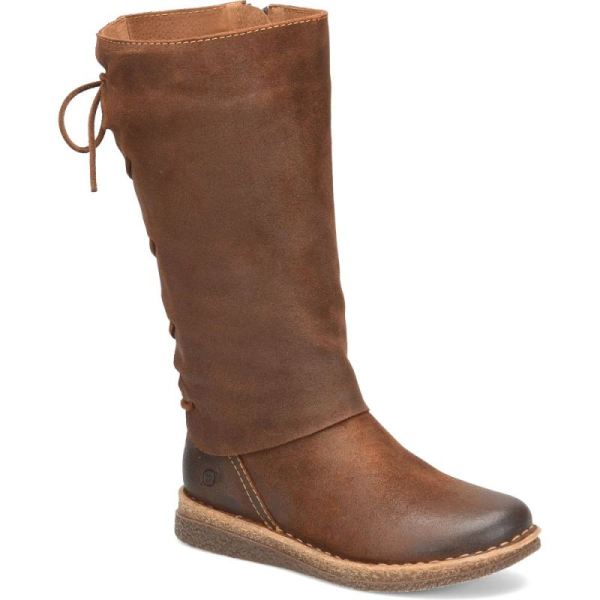 Born | For Women Sable Boots - Glazed Ginger Distressed (Brown)