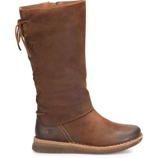 Born | For Women Sable Boots - Glazed Ginger Distressed (Brown)